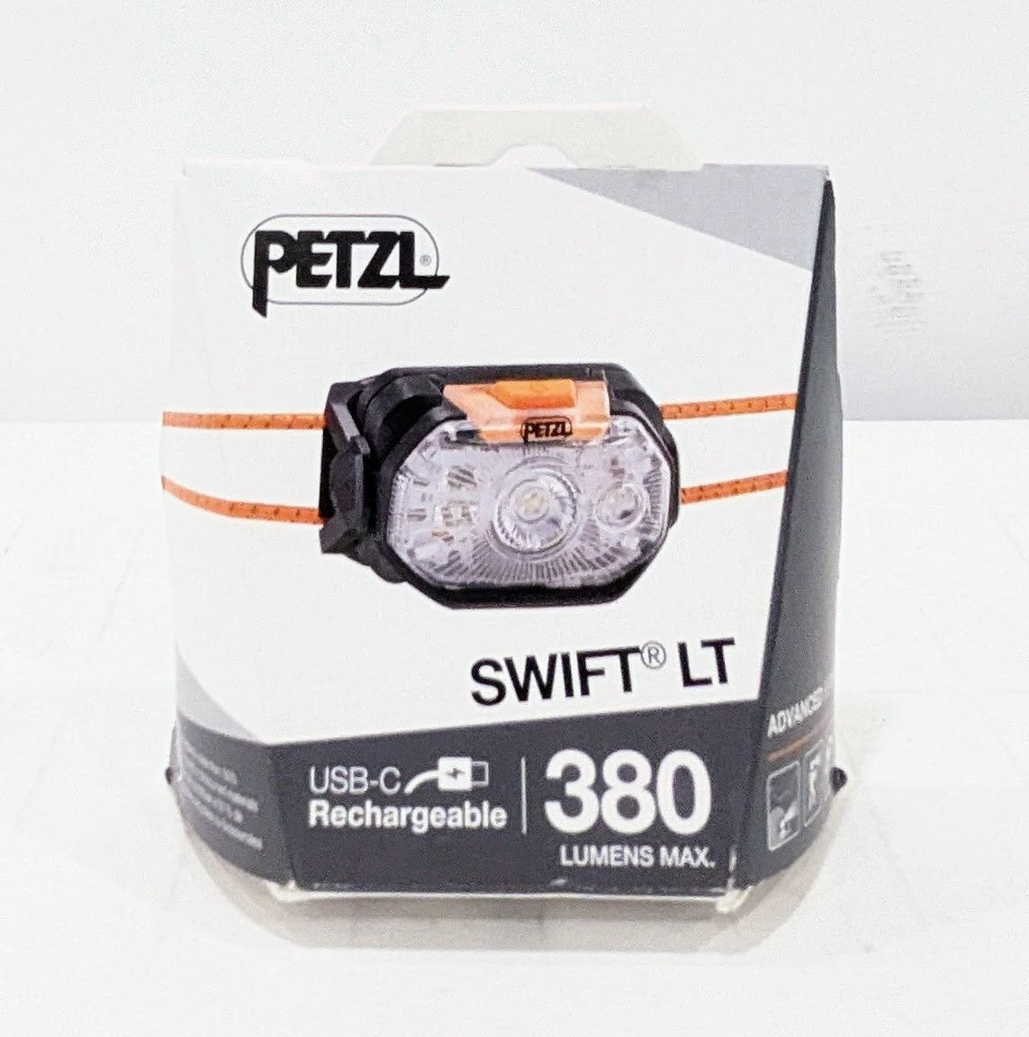 Rechargeable Headlamp 380 Lumens USB-C Waterproof Outdoor Lighting