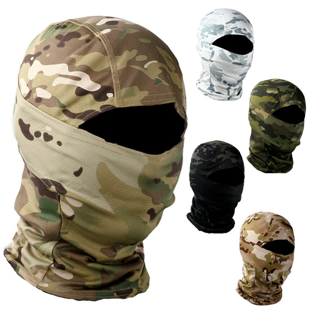 Tactical Full Face Mask for Outdoor Activities - Military Balaclava