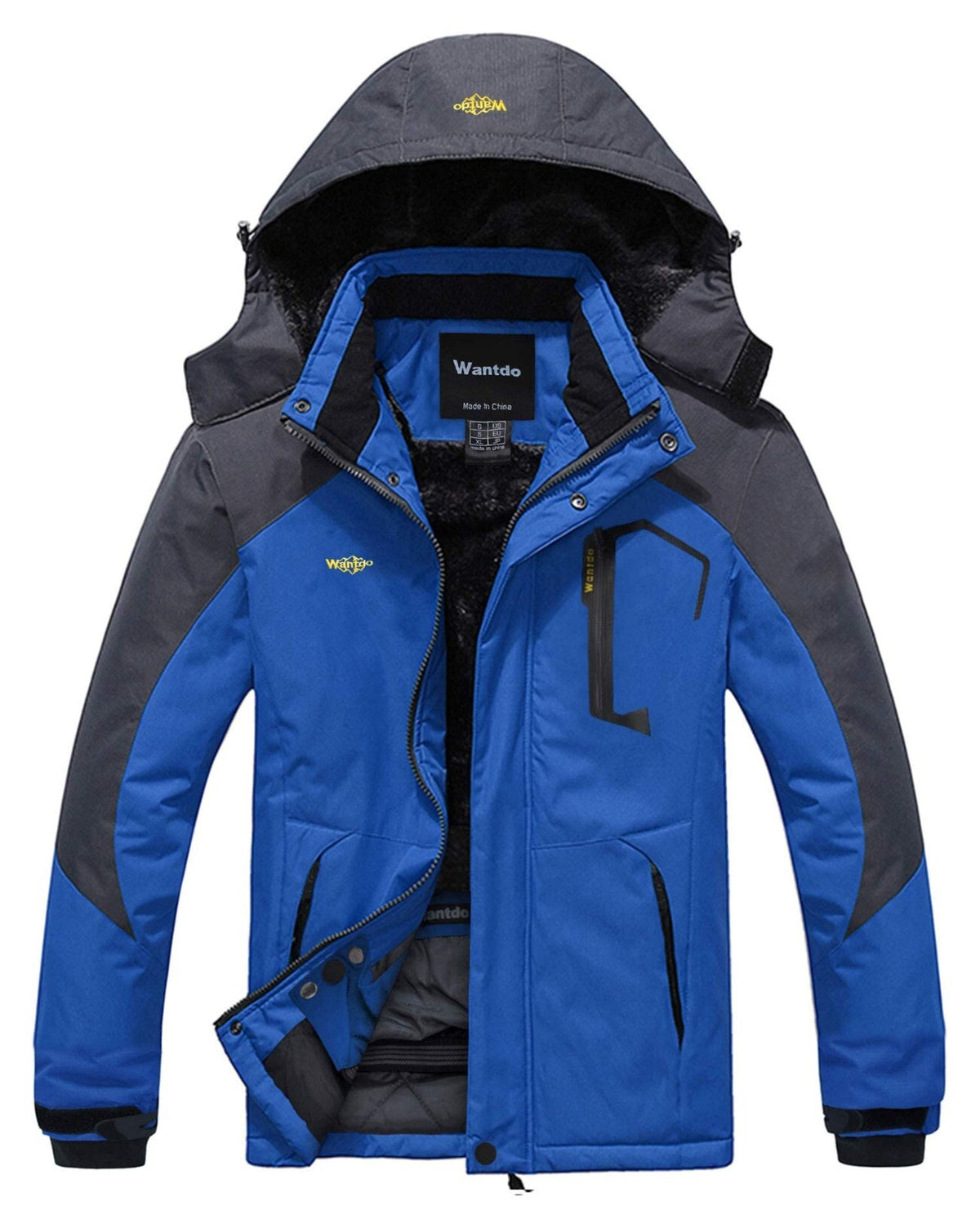 Men's Waterproof Winter Jacket - Warm Ski & Snowboarding Coat with Hood