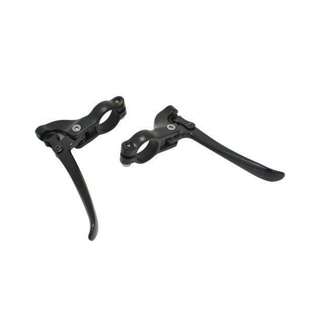 Bike Forged Aluminum Brake Levers Set - 22.2mm Black Cycling Parts