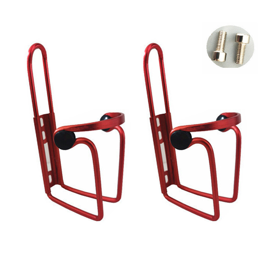 Lightweight Adjustable Bike Water Bottle Cage Pack of 2 - MTB Cycling Accessory