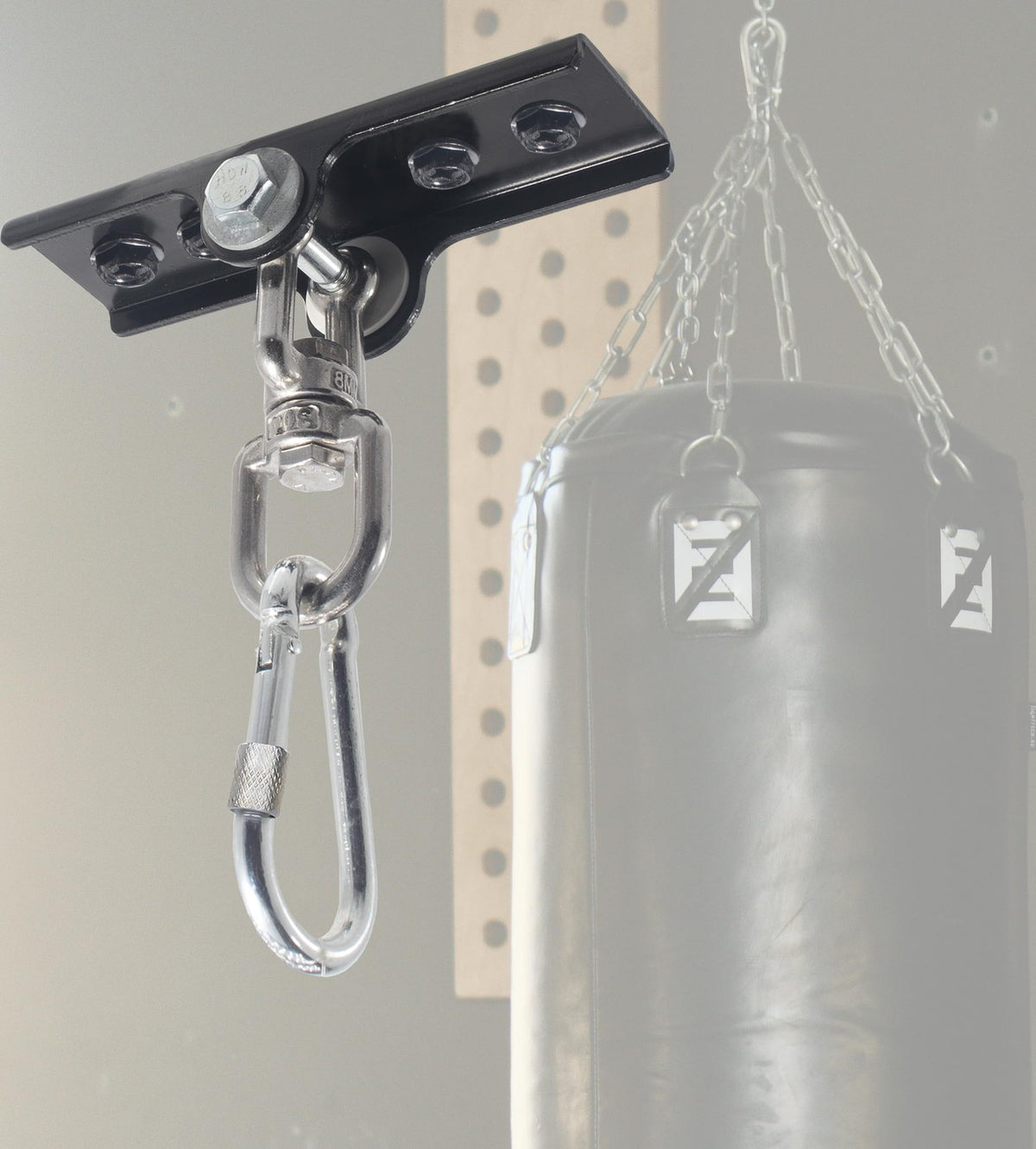 Heavy Duty Punching Bag Hanger Ceiling Mount Reinforced Steel Support 300 Lbs