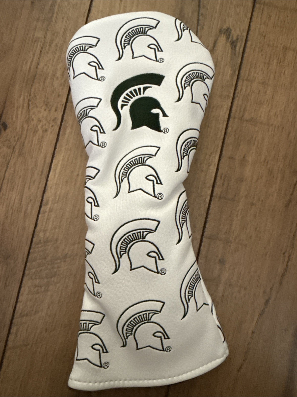 Golf Headcover for Fairway Wood - Michigan State Spartans Sparty Helmet Style