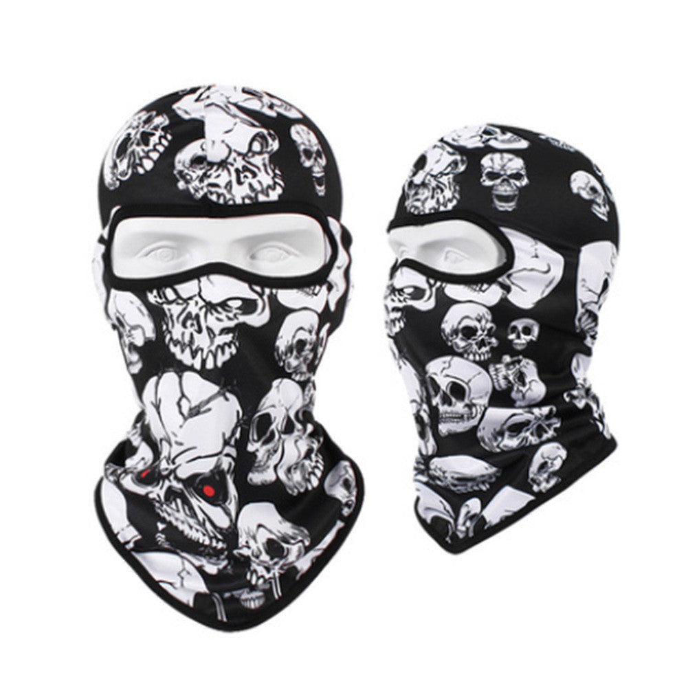 3D Ghosts Skull Balaclava Cycling Motorcycle Face Mask Halloween Cosplay