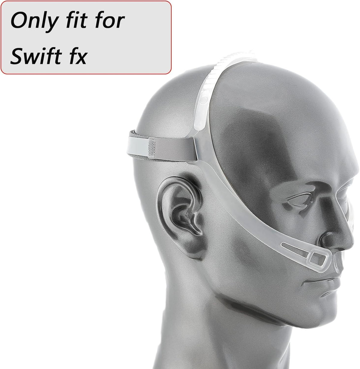 Nylon Headgear Straps Replacement 2 Pack for Swift FX Sleep Mask