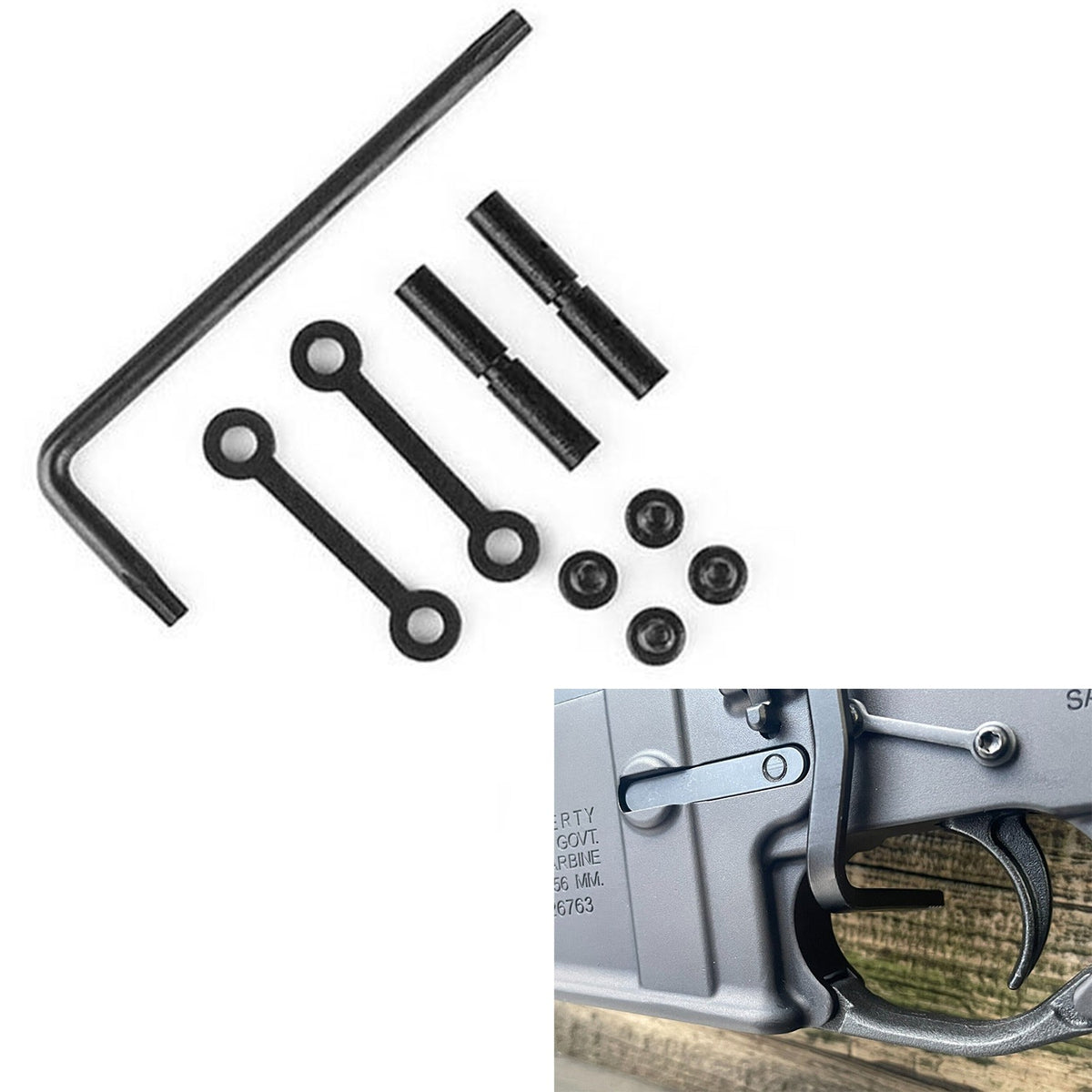 Anti Walk Trigger Kit for .154 Small Pinholes - High Precision, Non-Rotation