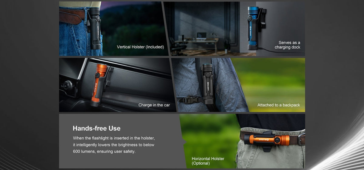 High-Power Rechargeable LED Flashlight 4600 Lumens for Outdoor & Tactical Use