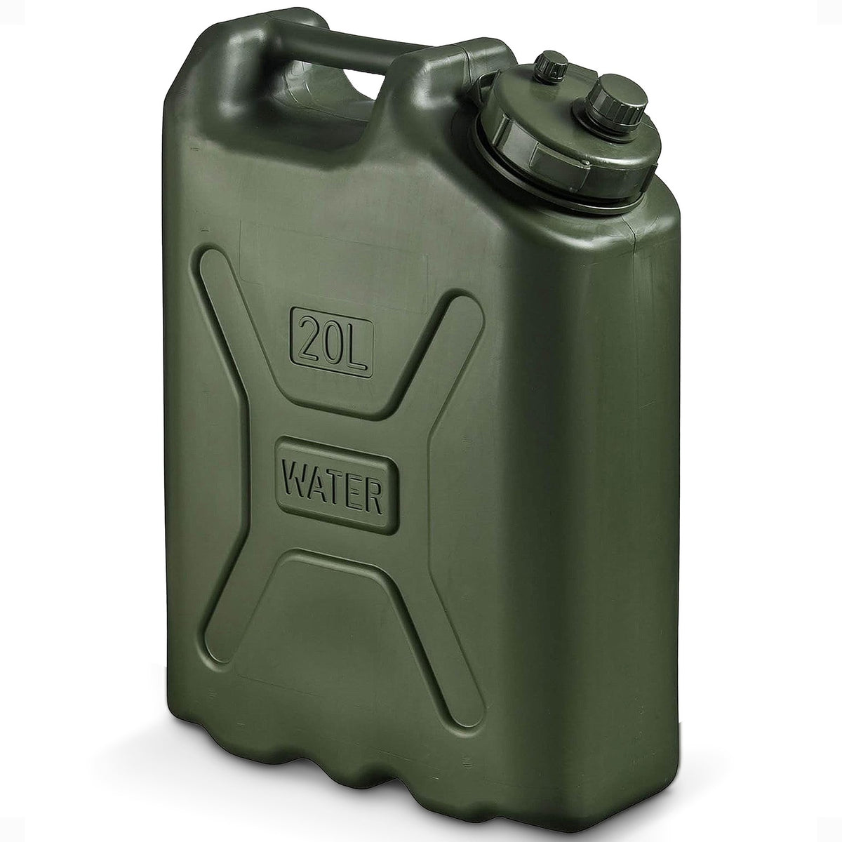 5 Gallon Water Storage Container - Portable BPA-Free Water Jug for Camping & Emergency