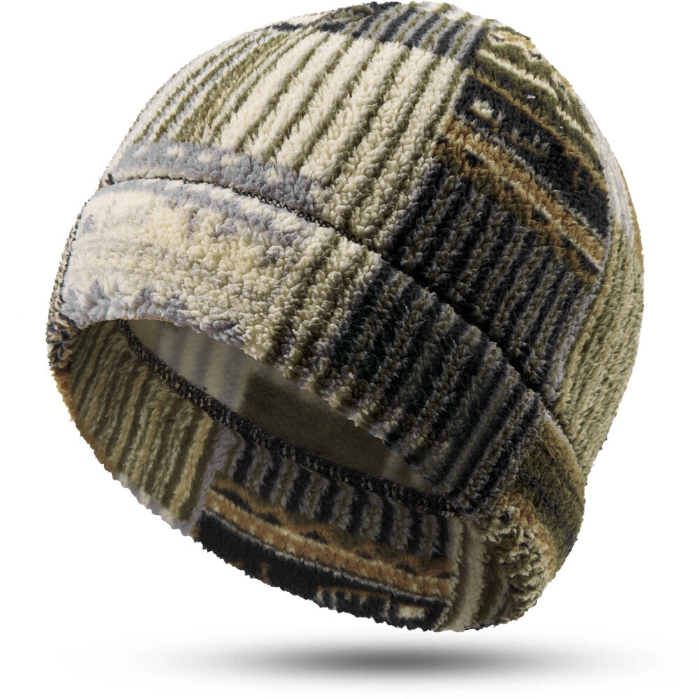 Unisex Winter Beanie Ski Cap Fleece Ear Protection Cycling Hat