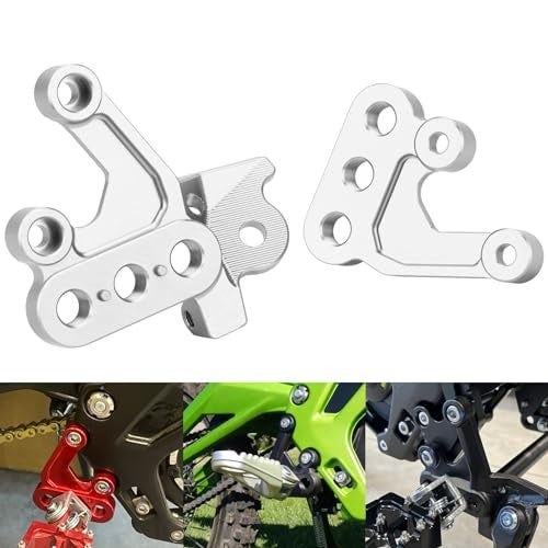 Surron Light Bee X & S Foot Peg Brackets - Silver, Durable CNC Aluminum