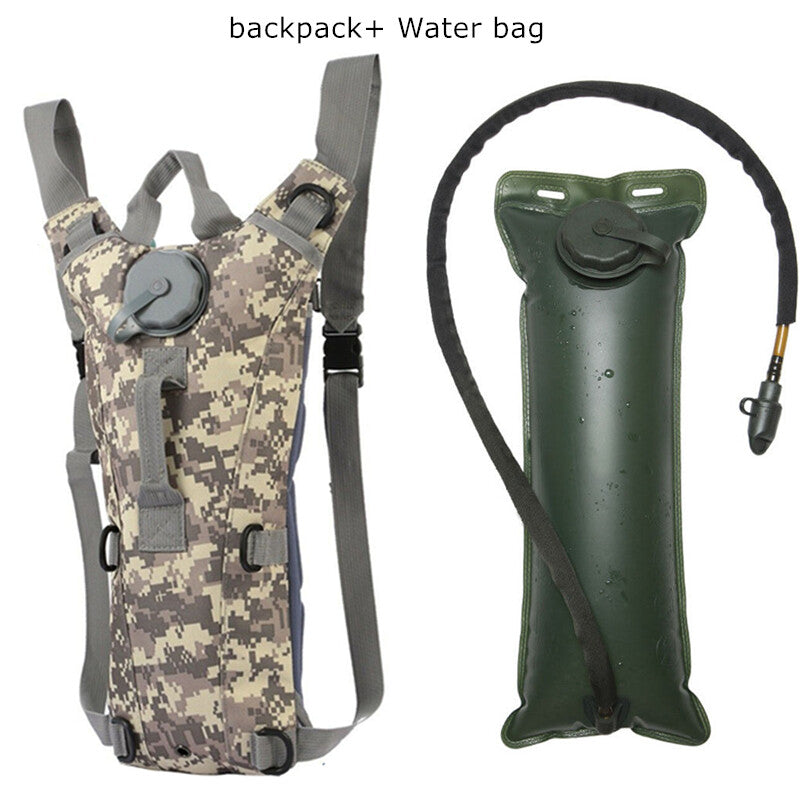 3L Hydration Backpack with Water Bladder for Hiking Camping Outdoor