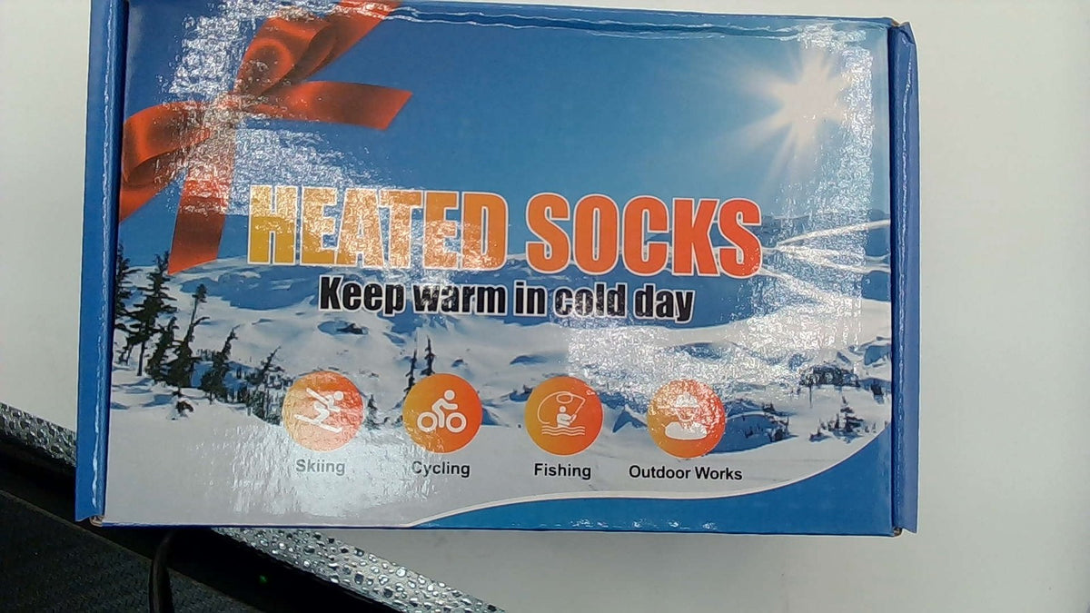 Rechargeable Electric Heated Socks 10W for Cold Weather Outdoor Activities