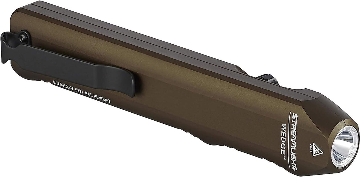 Rechargeable LED Pocket Light with 1000 Lumens, Waterproof, Coyote