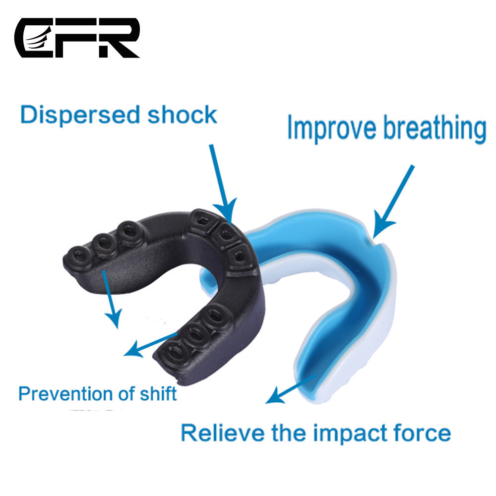 Gel Mouth Guard Case for Teeth Grinding Boxing MMA Sports Kids Adults