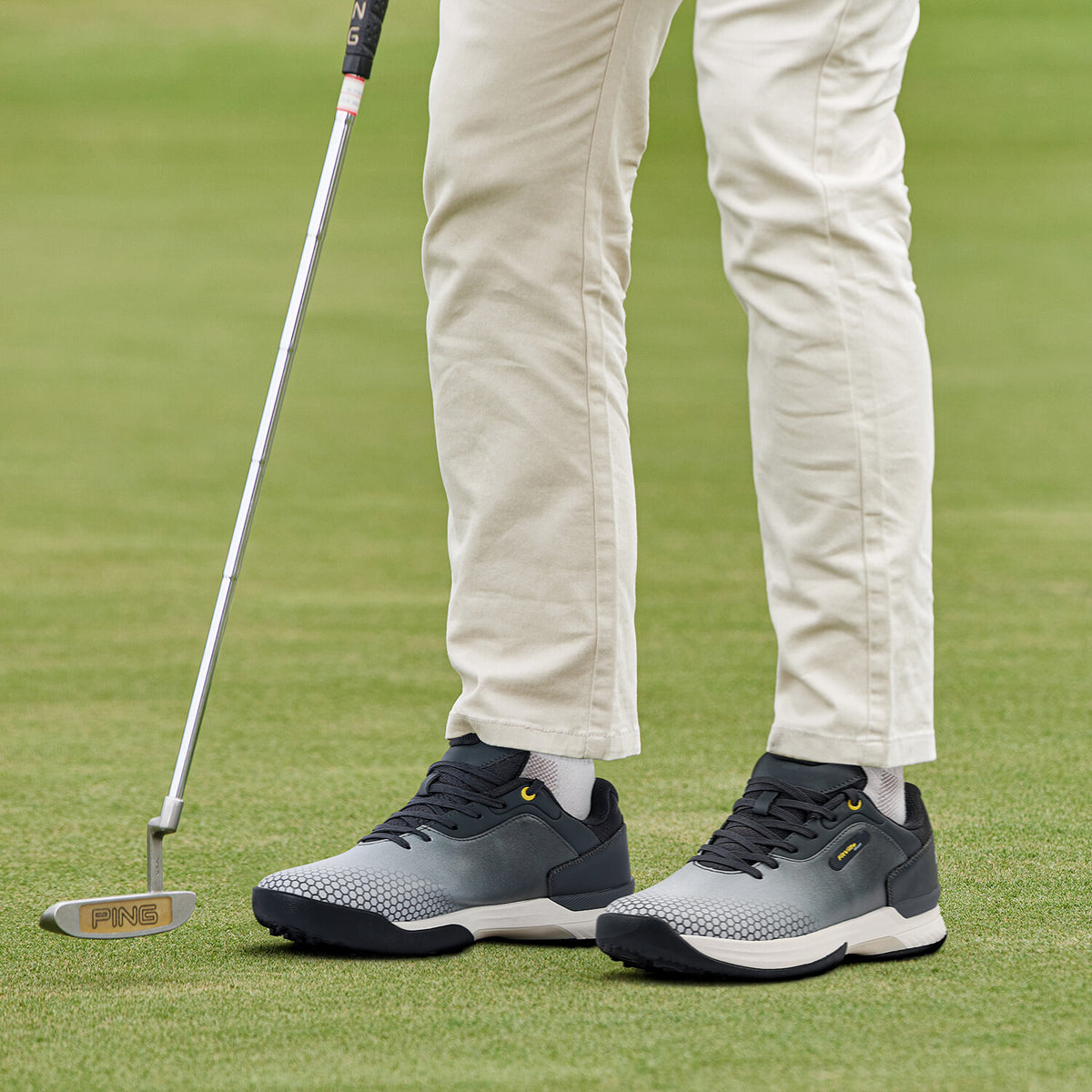 Men's Golf Shoes Spiked Outdoor Waterproof Wide & Extra Wide Fit
