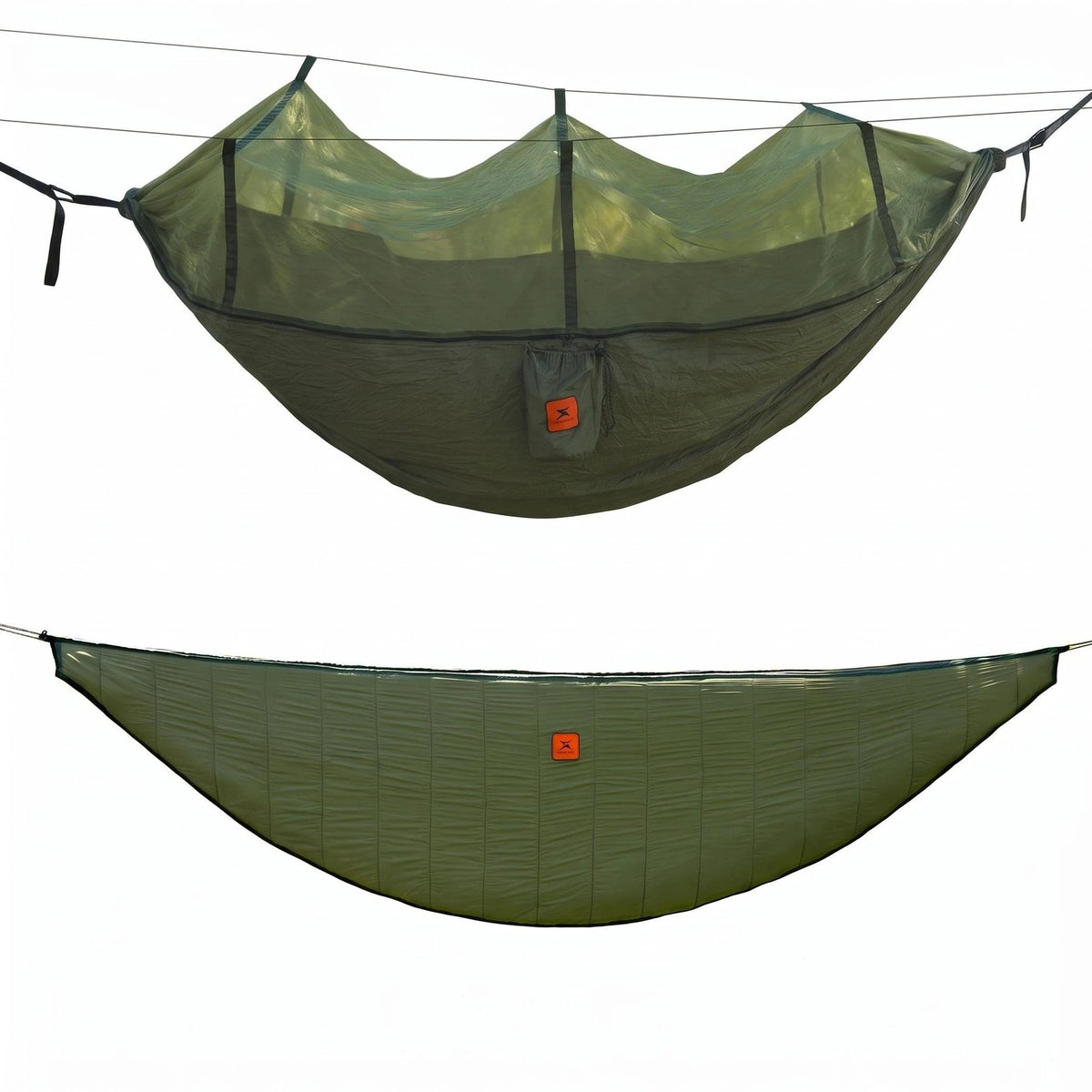 Camping Hammock with Mosquito Net Rainfly Under Quilt and Mat - Outdoor Gear