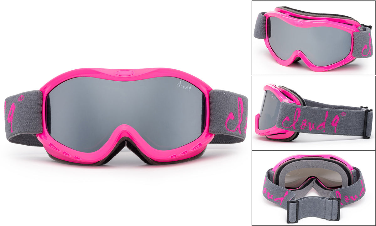 Kids Snow Ski Goggles Dual Lens Youth Ski Goggle with Pouch - Multiple Colors