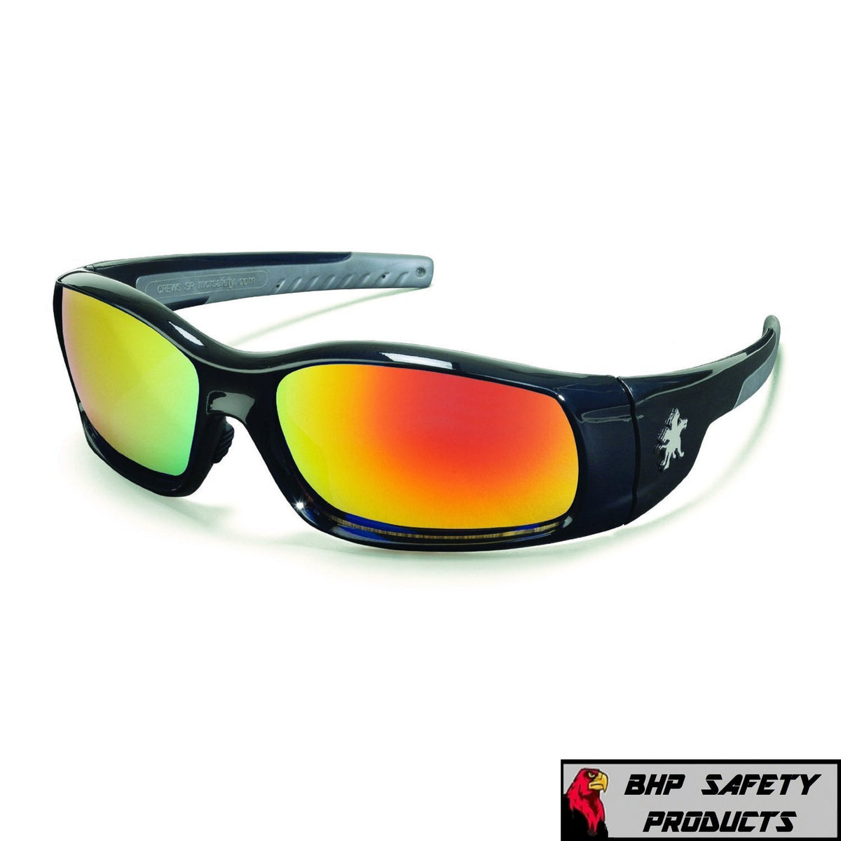 Safety Glasses with Assorted Lens & Frame Colors - ANSI Z87 Protection - 1 Pair