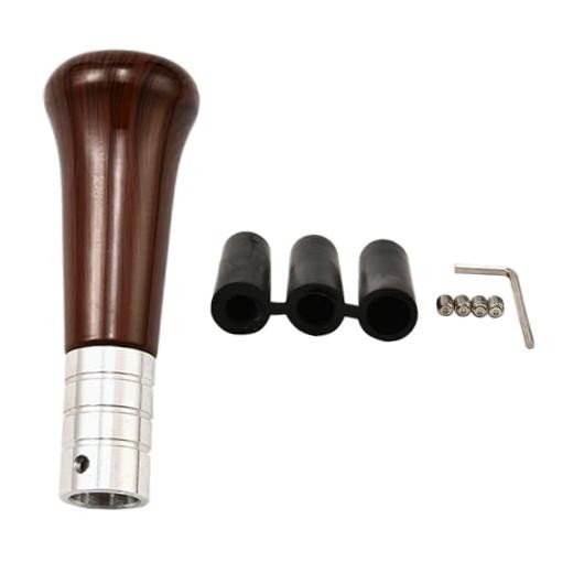 Universal Car Shift Knob with Wood Grain Finish for Manual Transmission