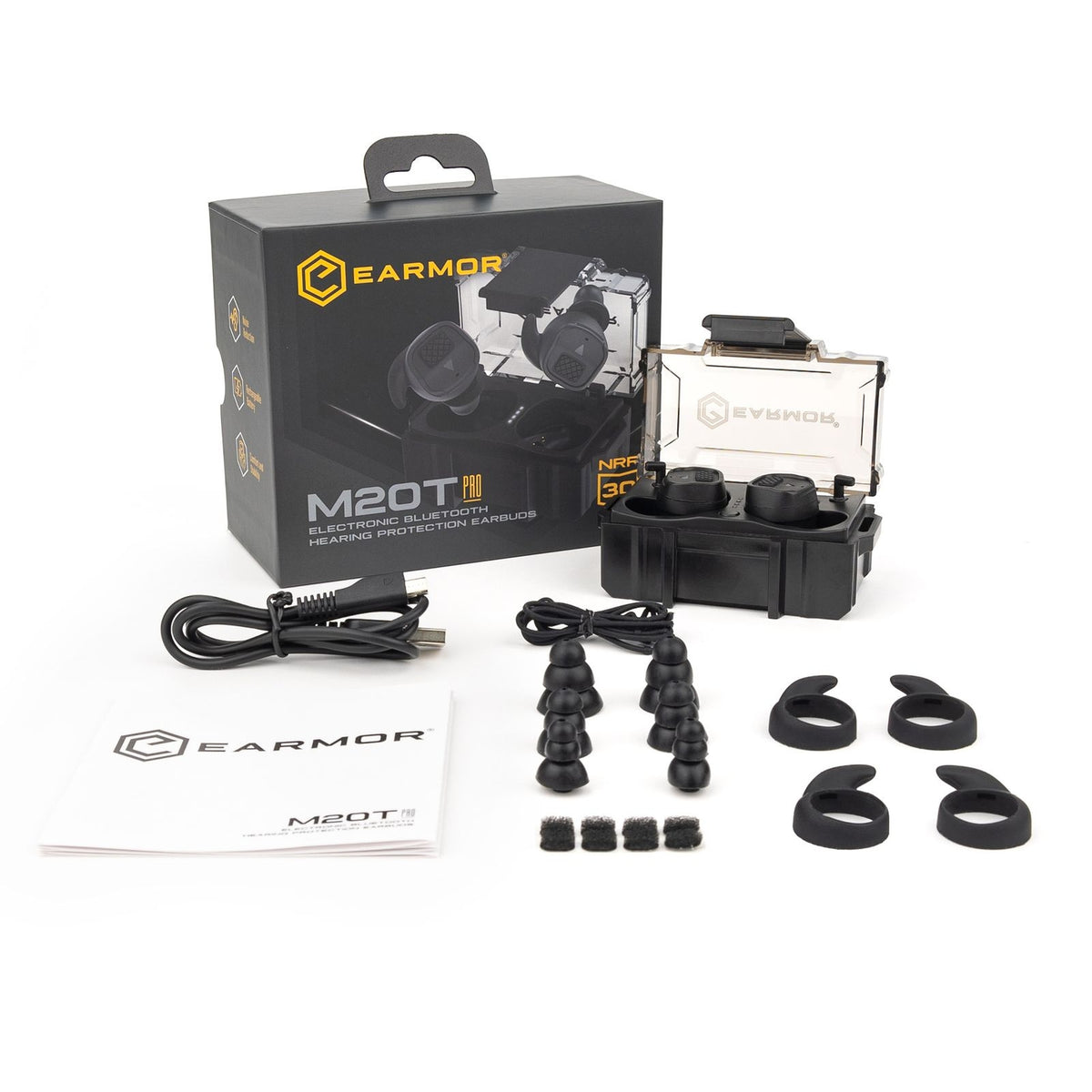 Bluetooth Hearing Protection Earplugs with Noise Reduction 30dB - Electronic Shooting Ear Protection