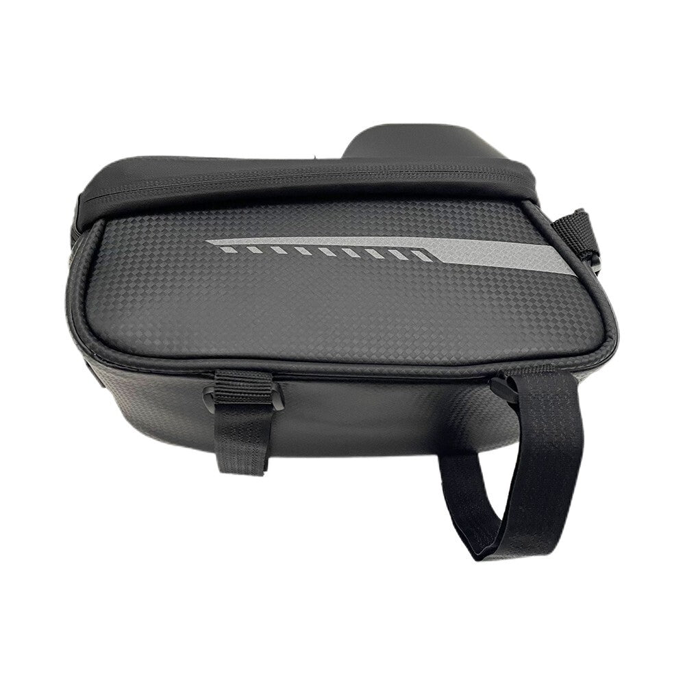 Waterproof Bicycle Phone Bag with Large Capacity and Double Zippers