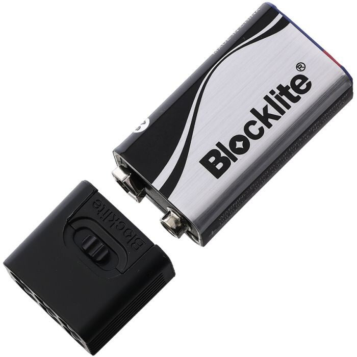 9V Flashlight Emergency Battery Included Compact Handheld Light
