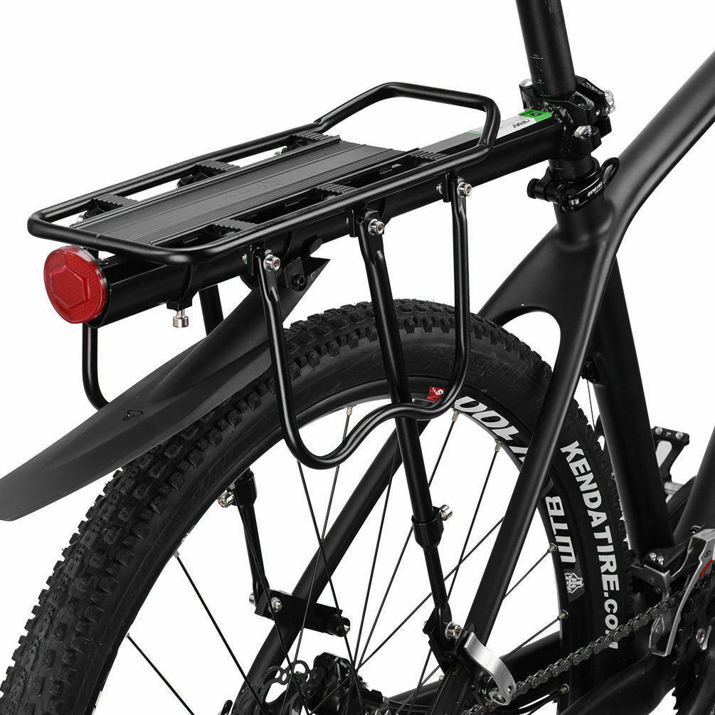 Aluminum Alloy Bicycle Rear Rack with Quick Release for Mountain & Road Bikes