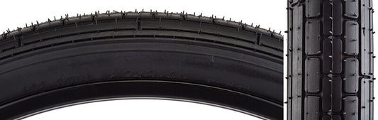 26x2.5 Bicycle Tire - Black Sandy Beach Cruiser Style Wire Bead