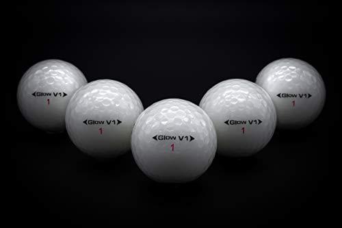 GlowV2 Night Golf Balls 12-Pack - Ultra Bright Glow Golf Balls for Night Play