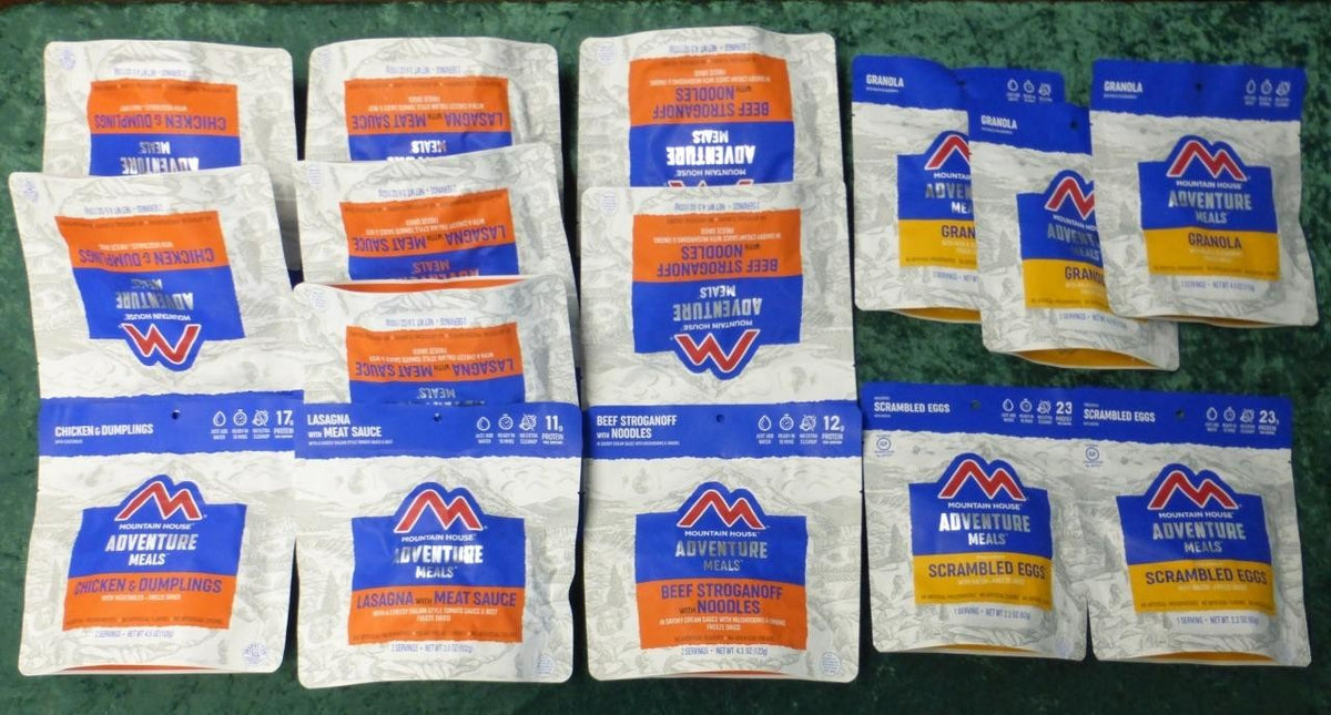 Mountain House Emergency Freeze Dried Food Supply 28 Servings Box
