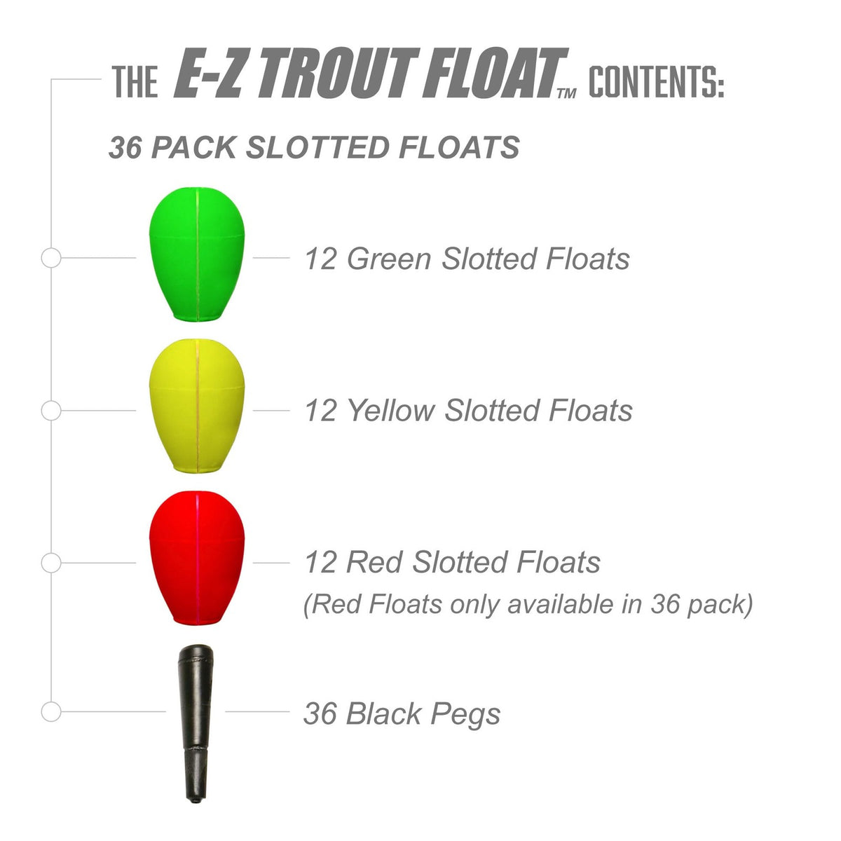 Fishing Bobbers Set - Easy Depth Adjustment for Trout & Panfish