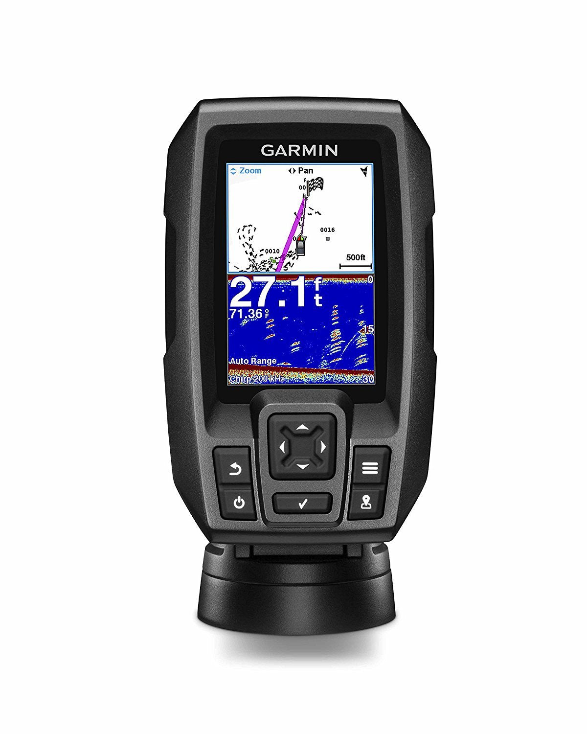 Garmin Fishfinder with GPS and CHIRP Sonar 4-Inch Display Model 010-01550-00