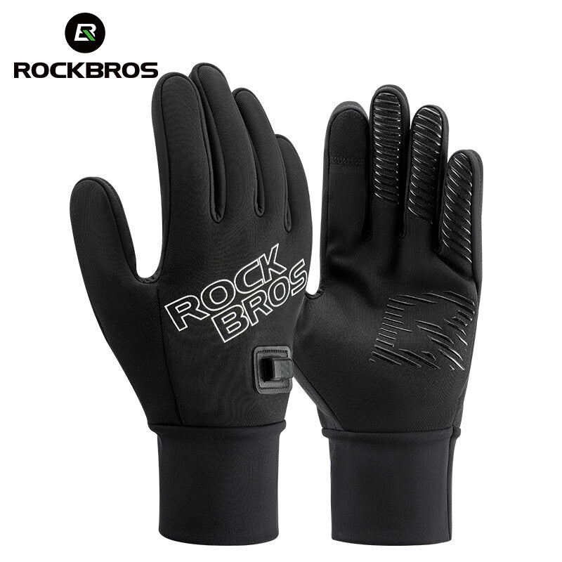 Electric Heated Gloves Touchscreen Windproof Winter Gloves for Cycling, Skiing