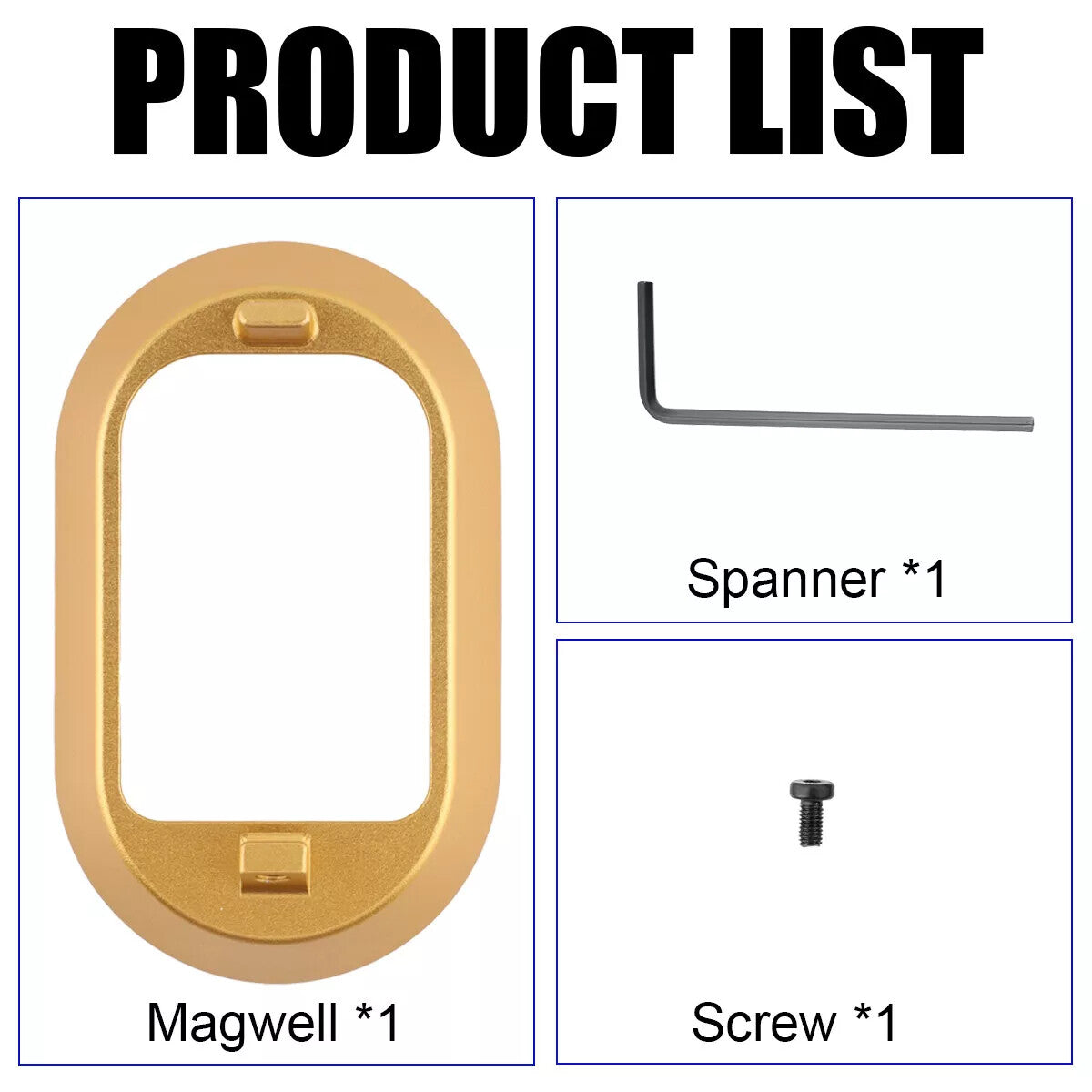 Aluminum Magwell for Sig Sauer P320 X-Series Handgun - Multiple Colors