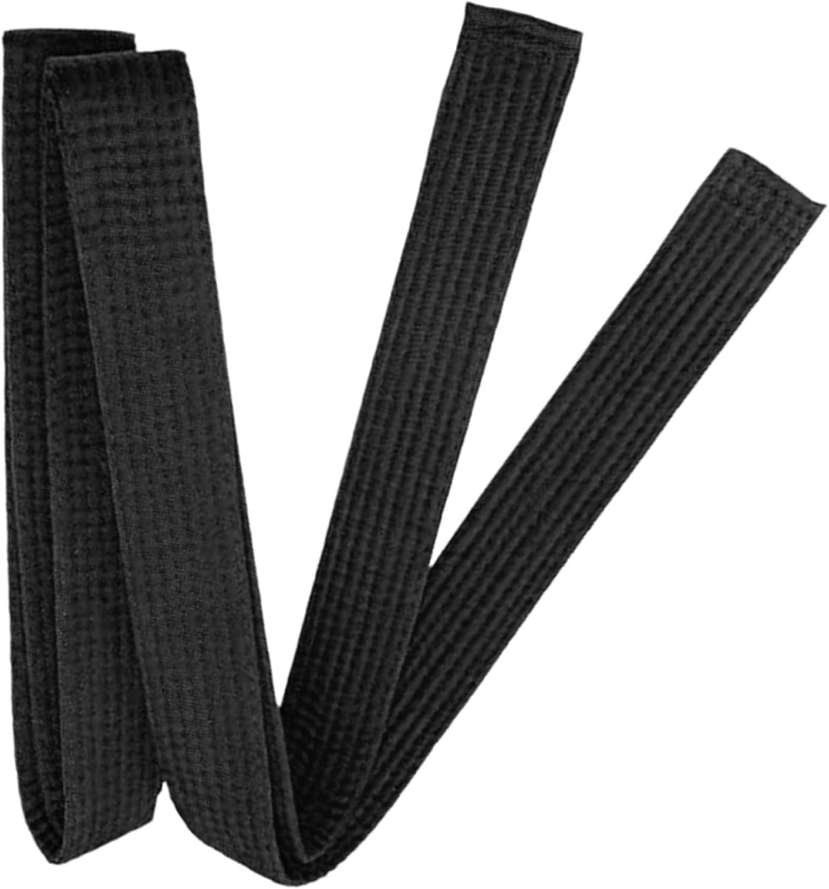 8.6ft Black Martial Arts Belt for Karate Taekwondo Judo Double Wrap