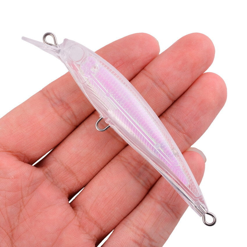 Unpainted Fishing Lure Set - 20pcs Minnow Swimbaits 9cm 6g Bait