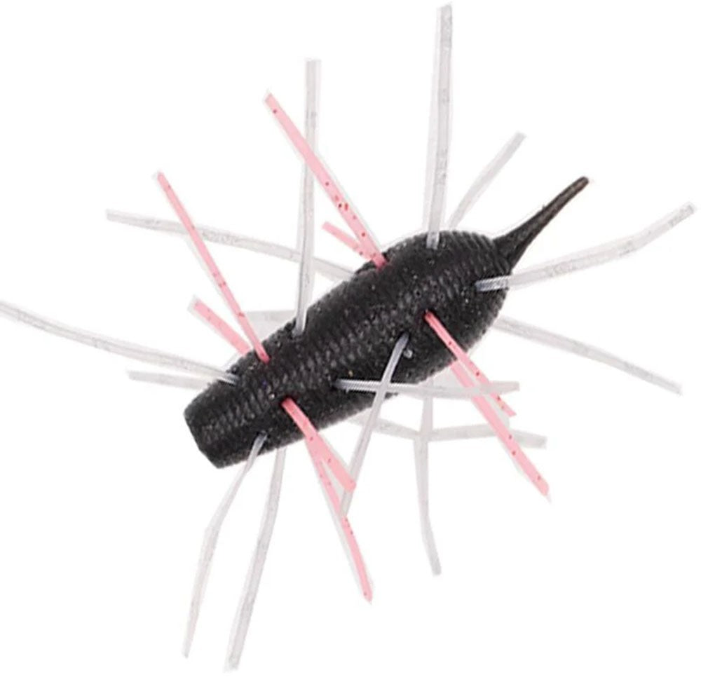 Soft Plastic Grub Bait for Bass Fishing - 60mm 2.5 Inches, Multiple Colors