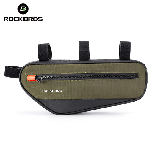 Waterproof Bicycle Frame Triangle Bag 1.7L with Reflective Logo