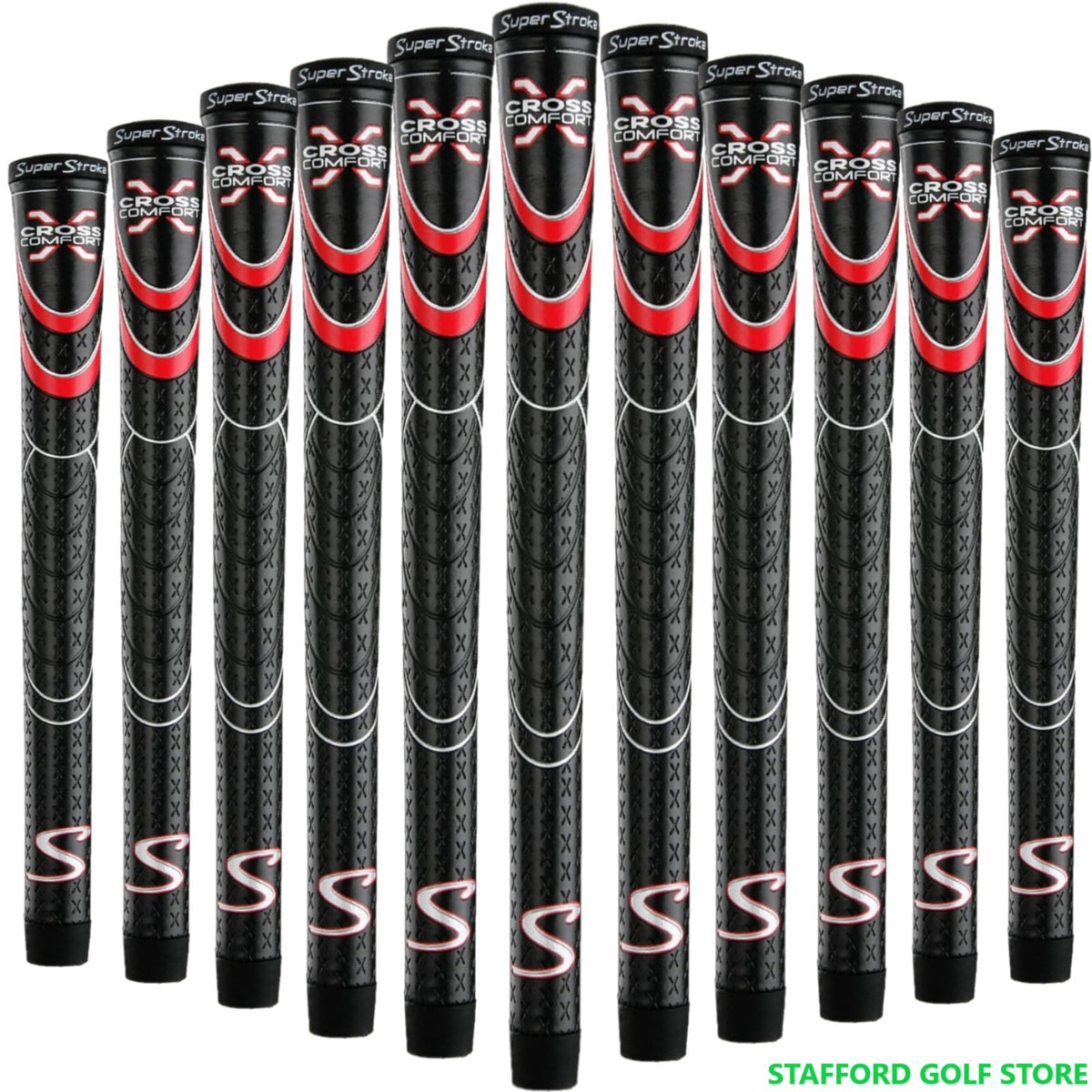 Golf Grip Set - Super Stroke Cross Comfort Undersize, Standard, Midsize & Jumbo