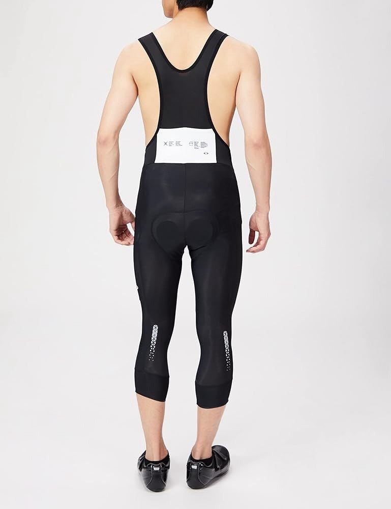 Men's Cycling Cargo Bib Knickers with UPF 50+ Hydrolix Fabric - Black, Size S