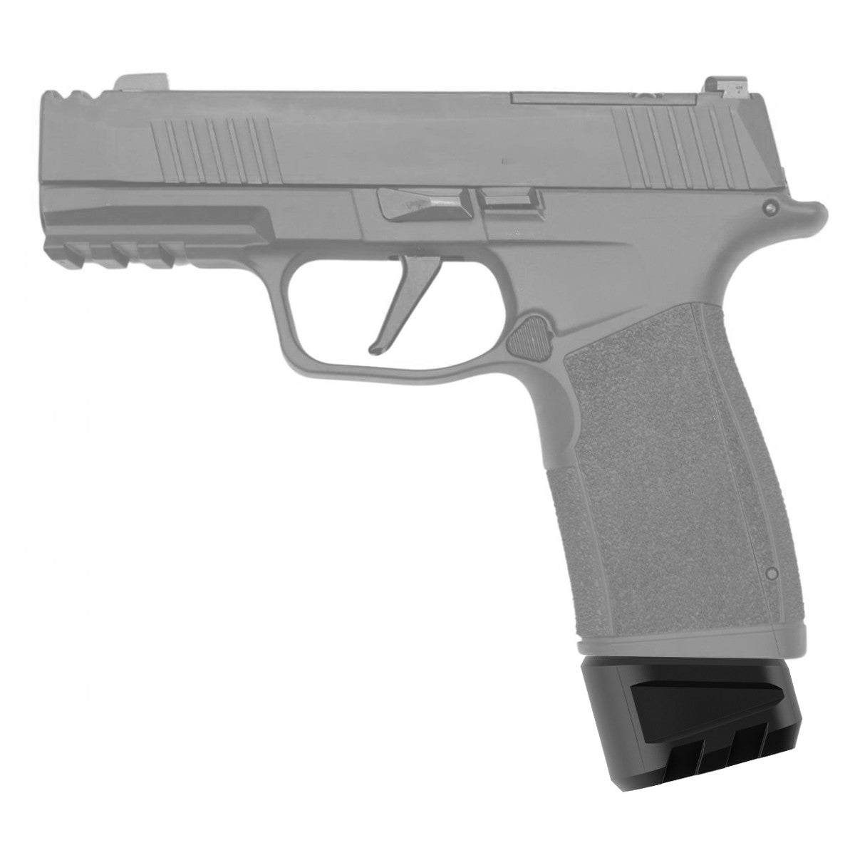 Sig Sauer P365 X Macro Magazine Adapter Weight & Base Plate Black
