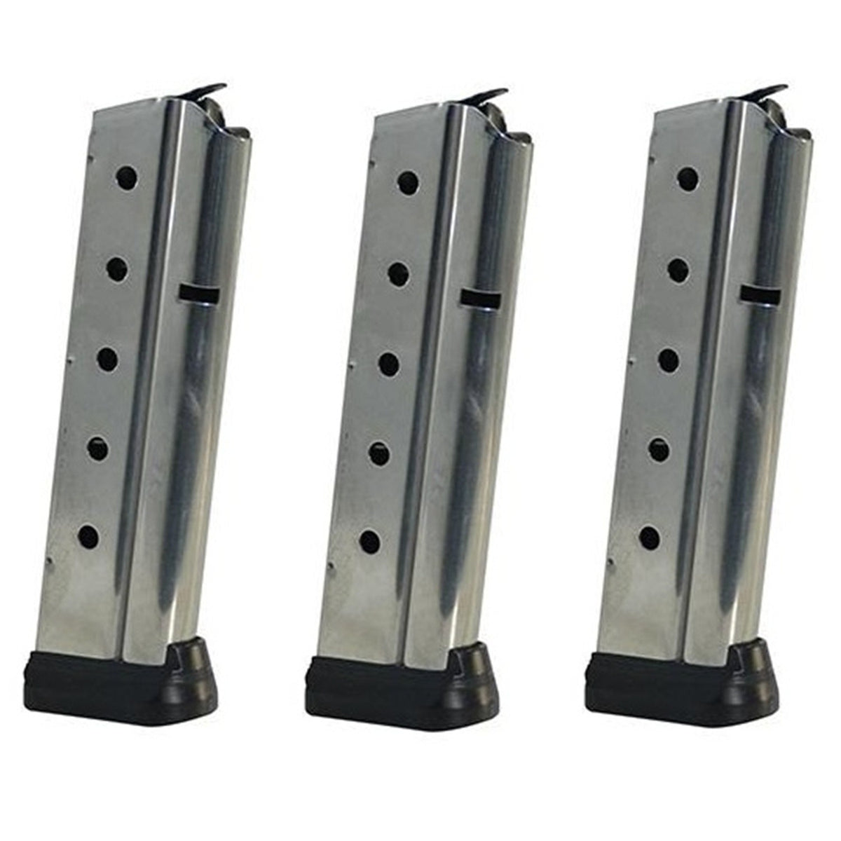 Colt 1911 Government & Commander 9mm Magazine 10 Rounds - 3 Pack Stainless