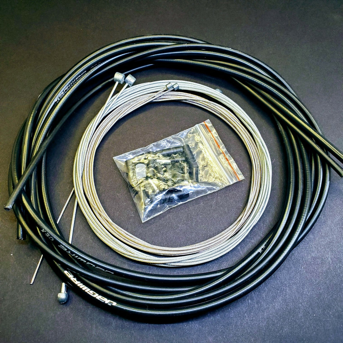 Complete Bicycle Brake and Gear Cable Kit for Road and MTB Bikes