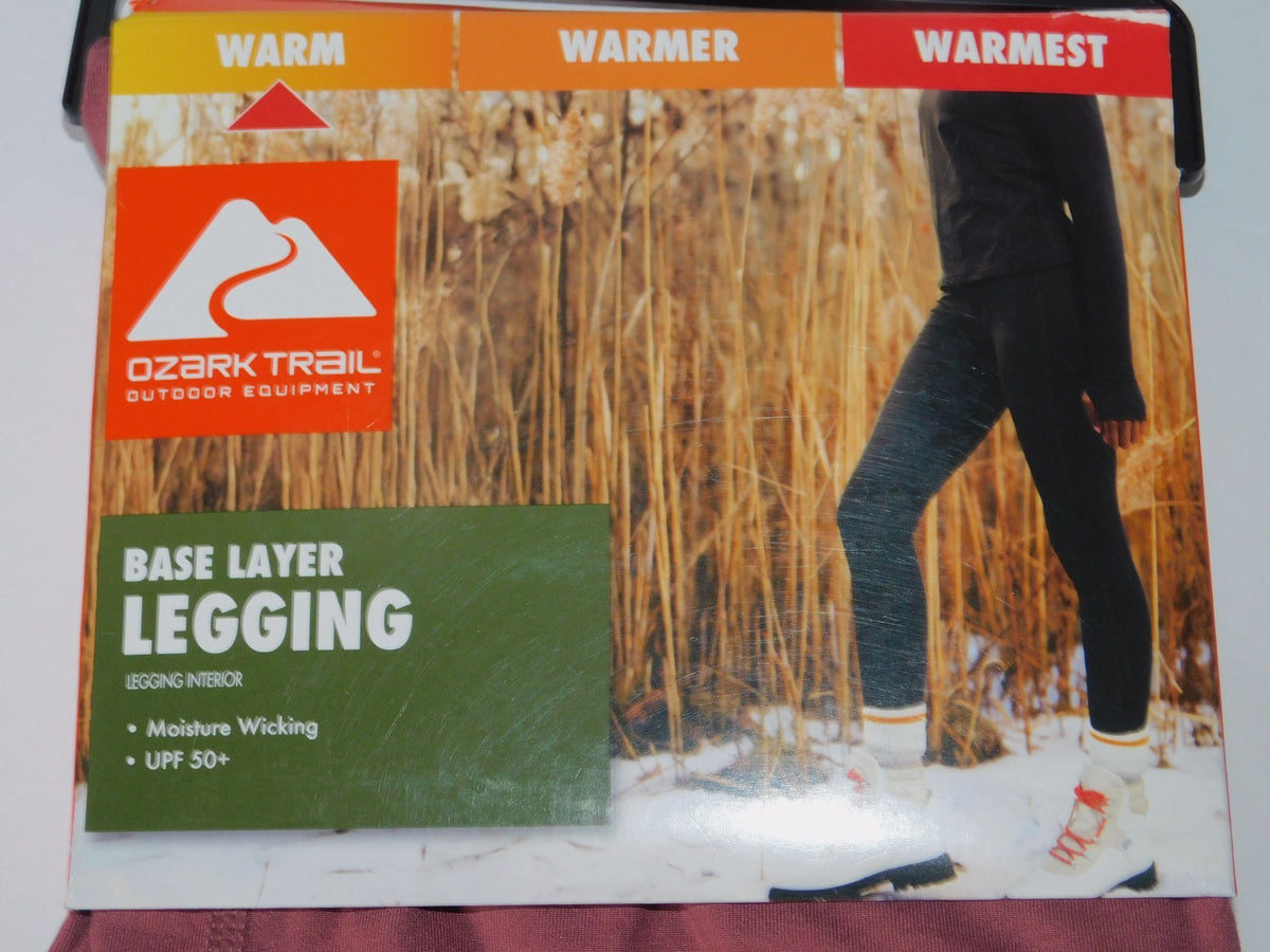 Women's XXL Pink Base Layer Leggings Warm Activewear Tights