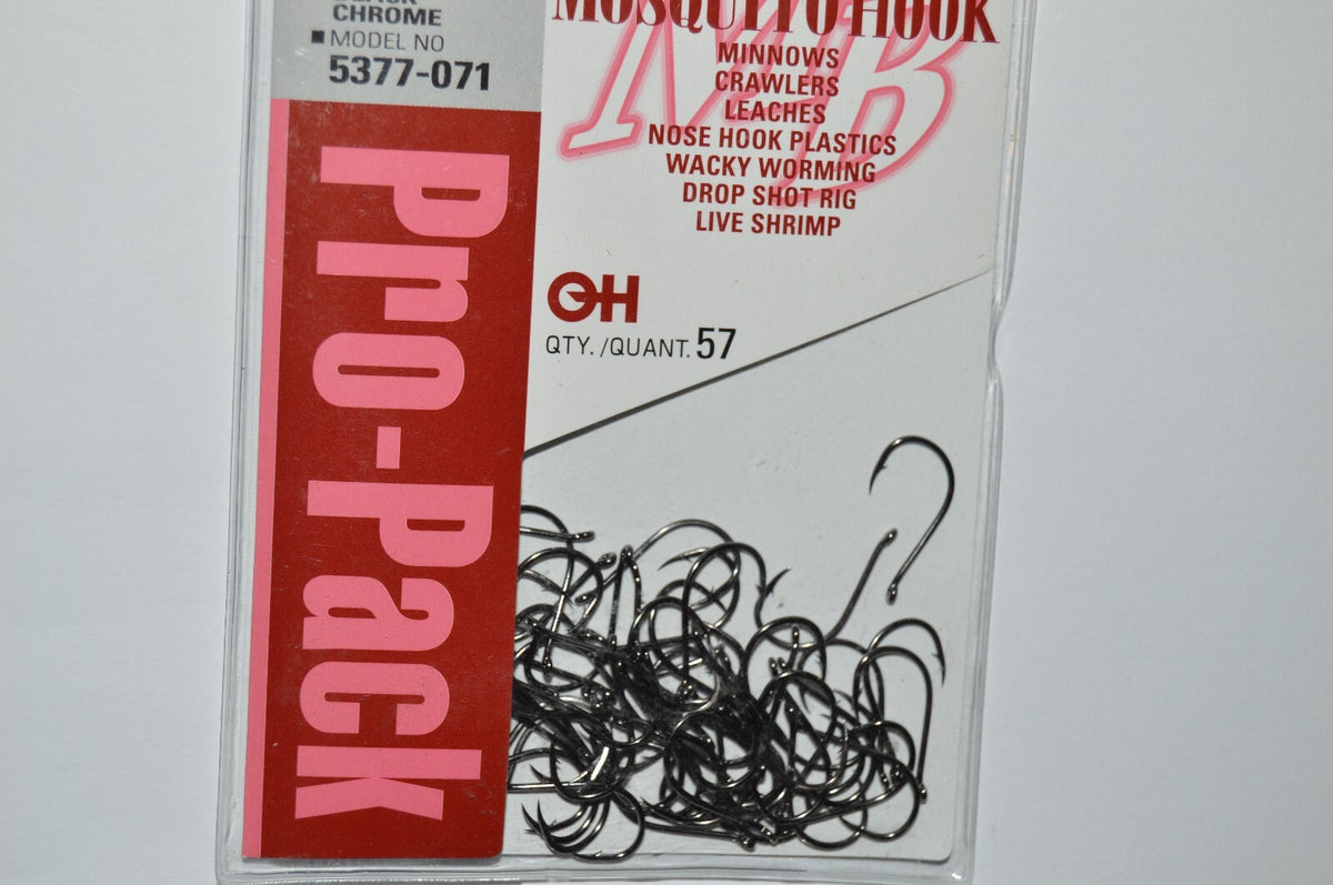 Owner Drop Shot Wacky Minnow Mosquito Nose Hook Size 4 Pro Pack