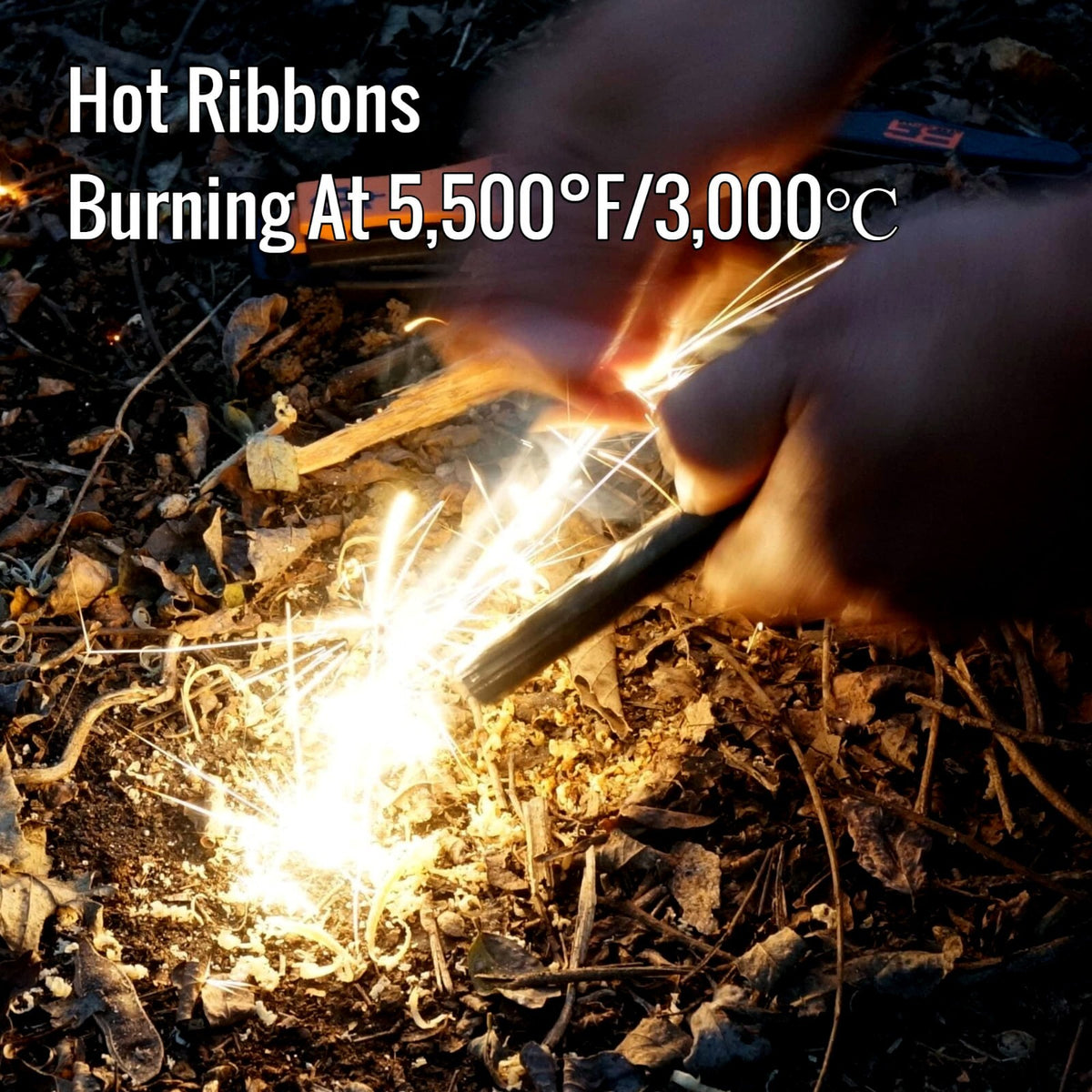 Heavy Duty Ferro Rod Fire Starter with Paracord Survival Kit - Multiple Variants