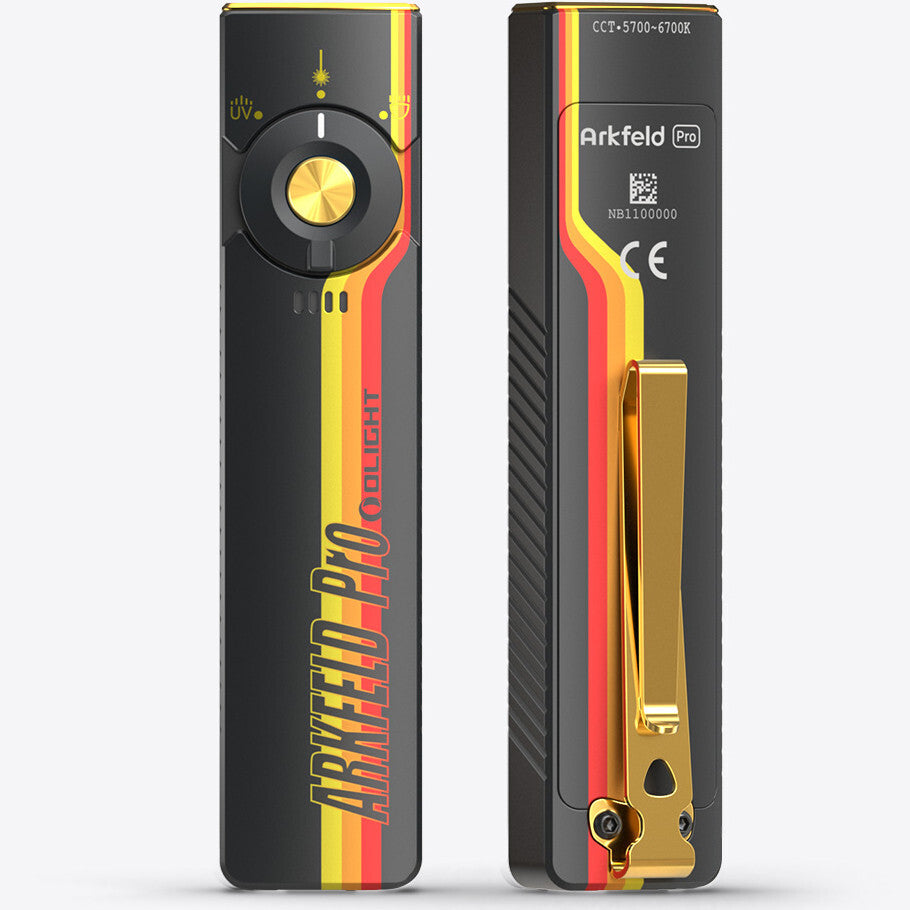 High-Power LED Flashlight with UV & Green Laser 1300 Lumens EDC Tactical Light