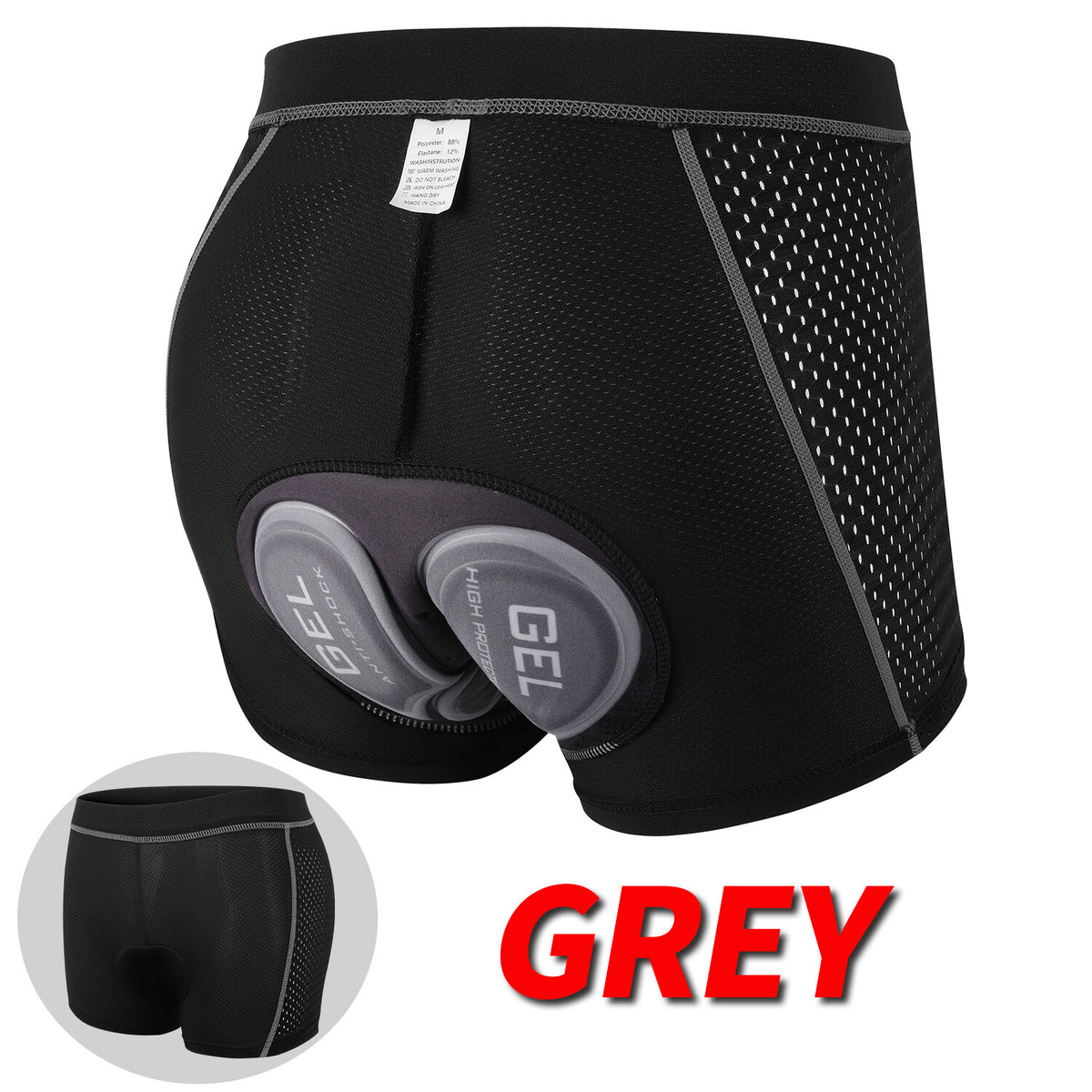 Men's Cycling Shorts with 3D Gel Padding Breathable Road MTB Bike Tights