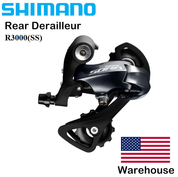 9-Speed Road Bike Rear Derailleur Short Cage Shimano Sora R3000
