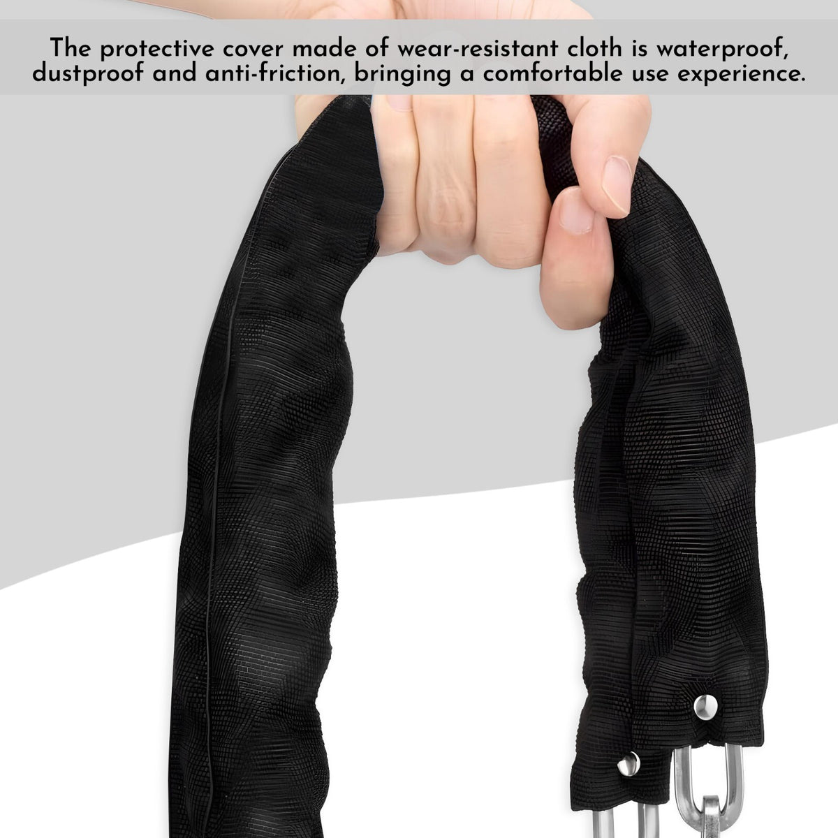 Heavy Duty Chain Lock Kit 6 Ft Bicycle Motorcycle Security Lock with 3 Keys
